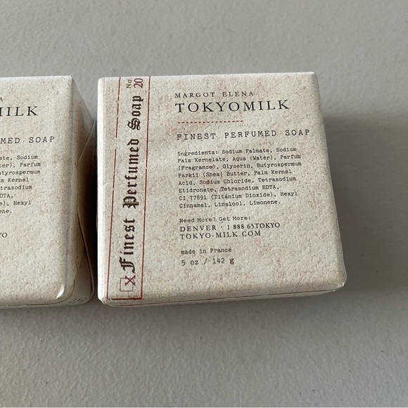 Margot Elena set of two bars of holiday Tokyo milk soap NIP - Picture 2 of 5